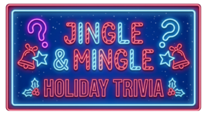 Jingle & Mingle Holiday Trivia Logo